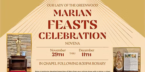 Marian Feast Day Novena