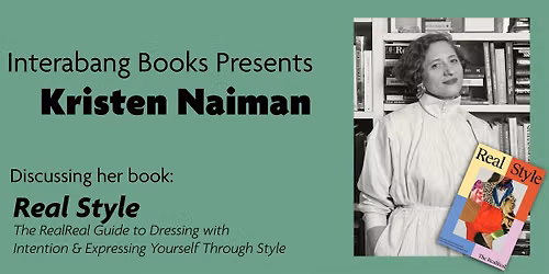 The RealReal's, Kristen Naiman book signing for REAL STYLE