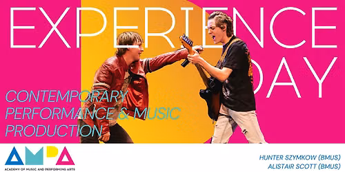 AMPA Experience Day - Contemporary Music Performance & Music Production