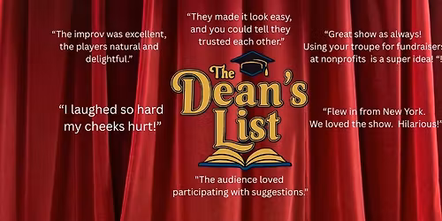 IMPROV NIGHT with THE DEANS LIST local Improv Group
