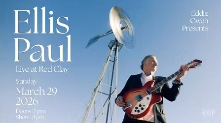 Ellis Paul at Eddie Owens' Red Clay Foundry