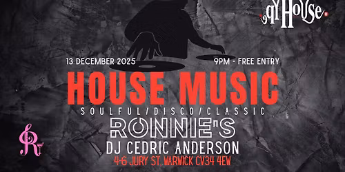 hypehousedj @Ronnies of Warwick