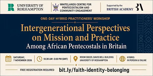 Intergenerational Mission Among African Pentecostals in Britain