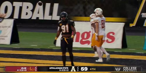 Appalachian State Mountaineers vs. Louisiana-Monroe Warhawks