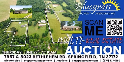 Multi-Real Estate Auction: 2 Homes on Bethlehem Rd