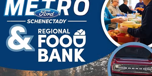 Ford Drive 4 UR Community - Metro Ford Schenectady & Regional Food Bank