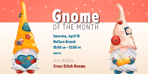 Gnome of the Month: Cross Stitch 