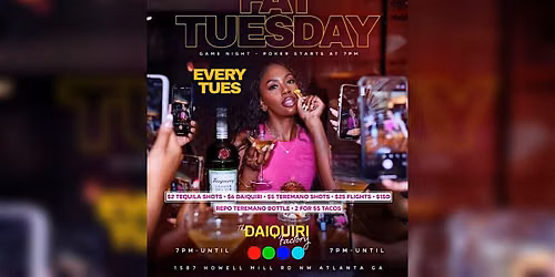 Fat Tuesday At Daiquiri Factory
