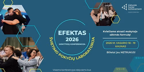 \u201eEFEKTAS 2026\u201c  | Mokytoj\u0173 konferencija \u201e\u0160vietimo poky\u010di\u0173 laboratorija\u201c