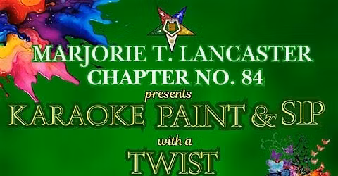 KARAOKE PAINT & SIP WITH A TWIST