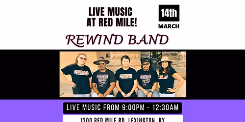 Rewind Band DEBUT at Red Mile!