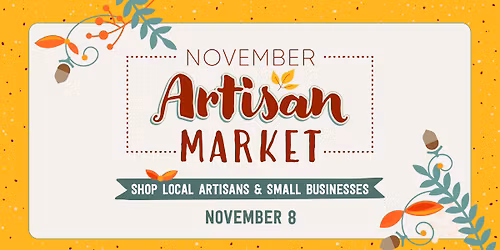 2025 November Artisan Market in Hillsboro
