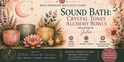 Sound Bath: Crystal Tones Alchemy Bowls