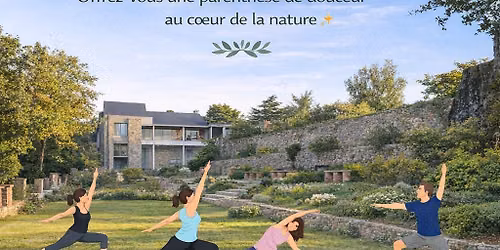 Yoga plein air_ Jardin de la Cure