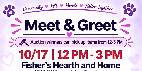 Meet & Greet @ Fisher's Hearth and Home