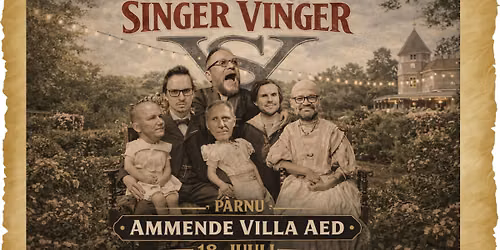 Singer Vinger live Ammende Villa aias