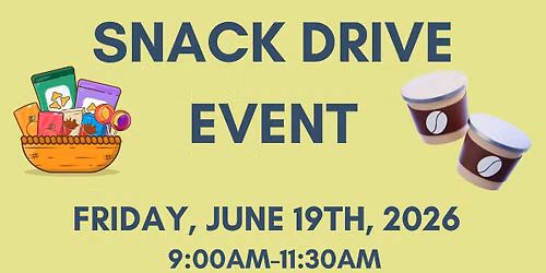Snack Drive Drop-off Event at The Virtue Center