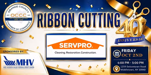 Ribbon Cutting: Servpro 40th Anniversary
