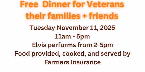 Free Veterans Day Dinner