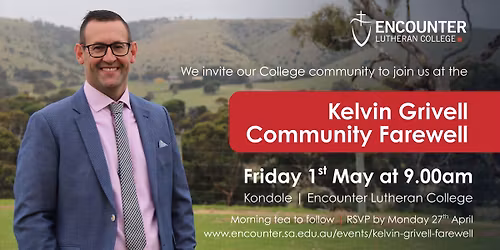 Kelvin Grivell Community Farewell