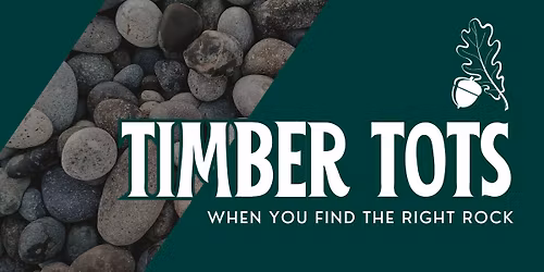 Timber Tots: When You Find The Right Rock