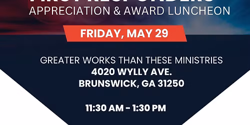 First Responders Appreciation & Award Luncheon