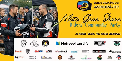 Moto Gear Share - Party \u00een Siguran\u021b\u0103
