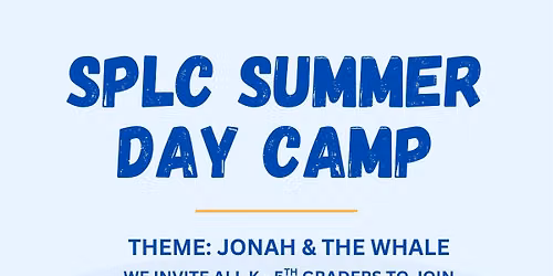 Summer Day Camp - Jonah & the Whale!