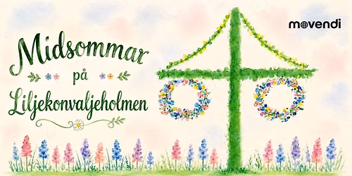 Midsommar p\u00e5 Liljekonvaljeholmen i Uppsala