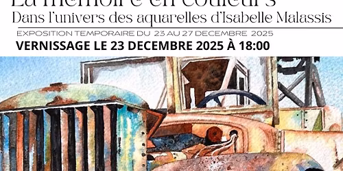 Vernissage exposition Isabelle Malassis