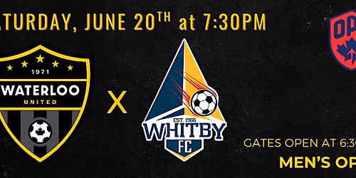 OPL2: Waterloo United Men vs Whitby Men