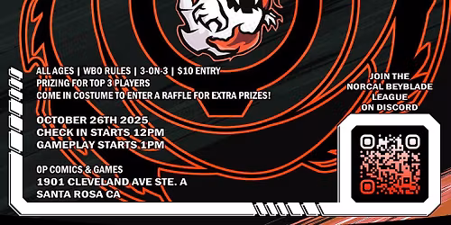 Santa Rosa Spin ver 0.3: HALLOWEEN HAVOC