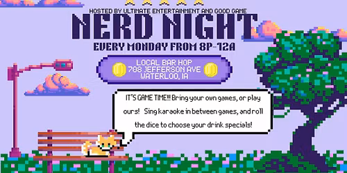 Nerd Night Mondays at Local Bar Hop