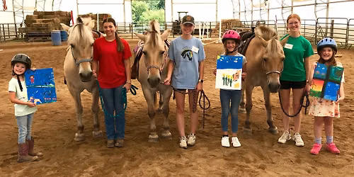 Painting, Creativity, & Horses for ages 7-14+, (PROGRAM FULL) Aug. 11th, 2026, 9:30a-1:00p