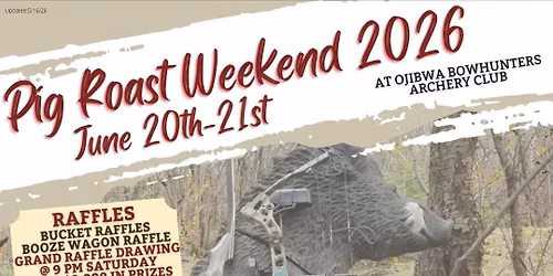 Pig Roast Saturday & Pig Roast Weekend Shoot 2026 @ Ojibwa