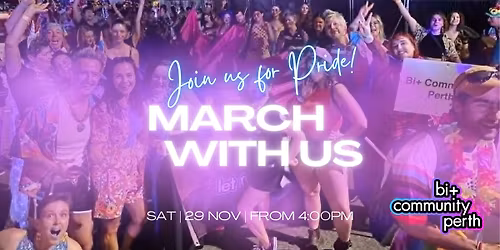 The Bi's do Pride Parade: March with Us!