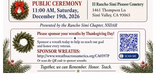 Wreaths Across America Ceremony