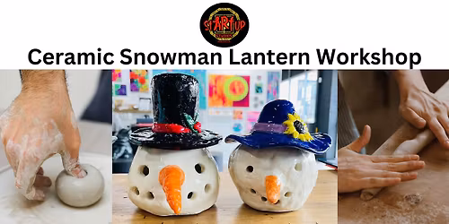 Ceramic Snowman Lantern Workshop
