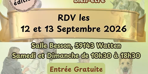 SALON BIEN-\u00caTRE ANIMAL & HUMAIN 2026 (4e \u00e9dition)