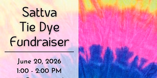 Tie Dye Party - June 20, 2026