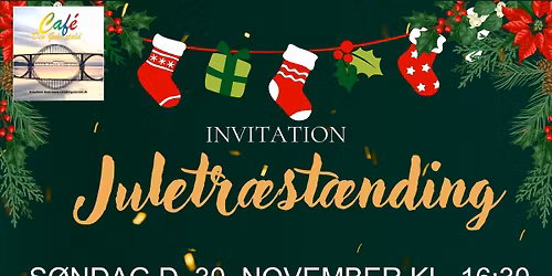 Juletræstænding og hygge