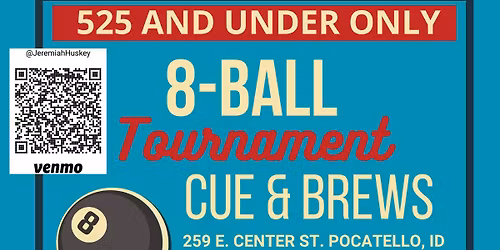 525 & Under 8 Ball Tournament