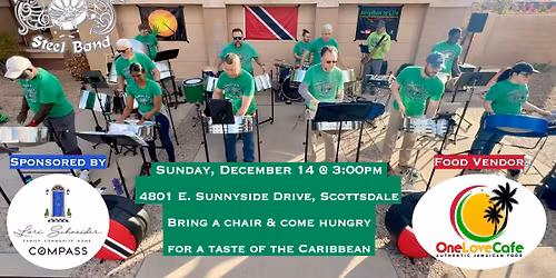 Rhythm Is Life Steel Band Driveway Concert