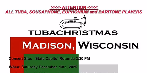 Madison WI 2025 TubaChristmas Concert