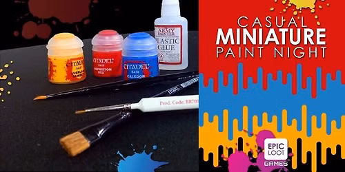 Casual Minis Paint Night
