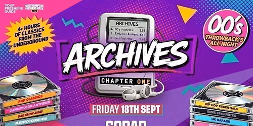ARCHIVES - The UK's Newest Throwback Party | Southampton Freshers 2026