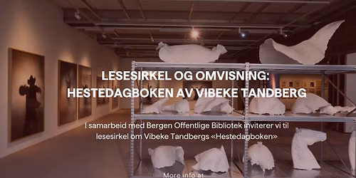 Lesesirkel og omvisning: "Hestedagboken" av Vibeke Tandberg
