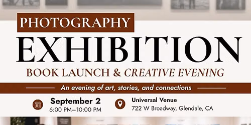 Photography Exhibition, Creative Evening & Book Launch