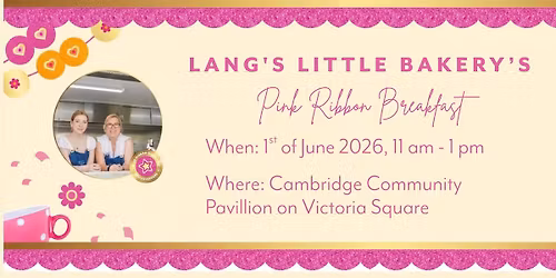 Pink Ribbon Breakfast (gluten-free\/coeliac-safe)