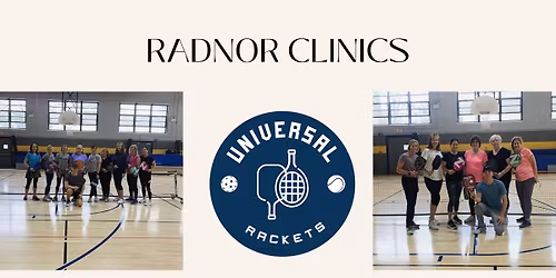 Radnor Saturday Morning\/Afternoon Pickleball Clinics